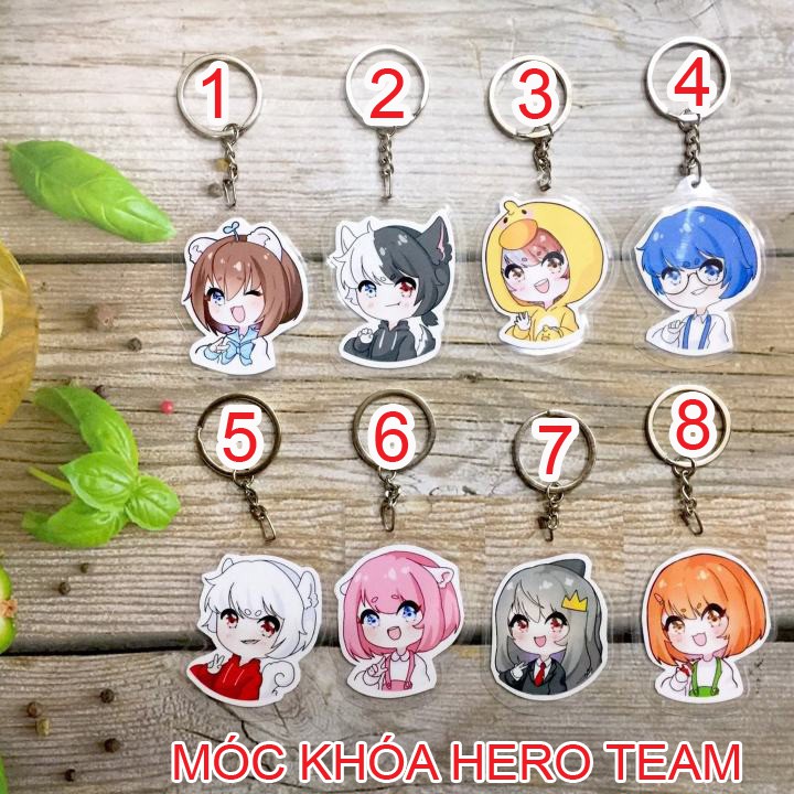 Móc khóa Hero Team (MẪu 01)
