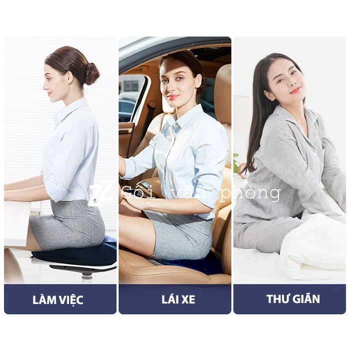 Gối lót ghế bệnh trĩ, đau xương cụt dùng trong y tế có lỗ rộng ZURI PILLOW GLM-04