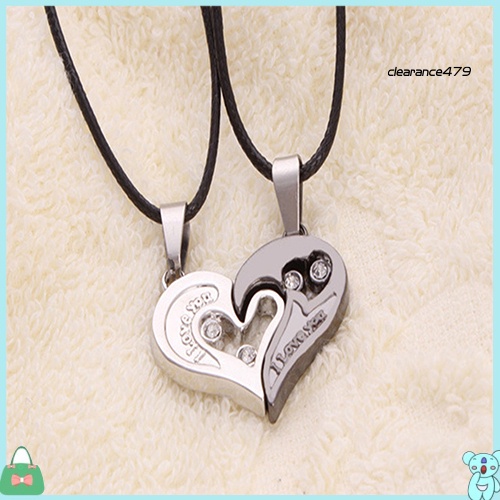 Set 2 Dây Chuyền Ghép Hình Trái Tim Cho Cặp Đôi His and Hers clearance479