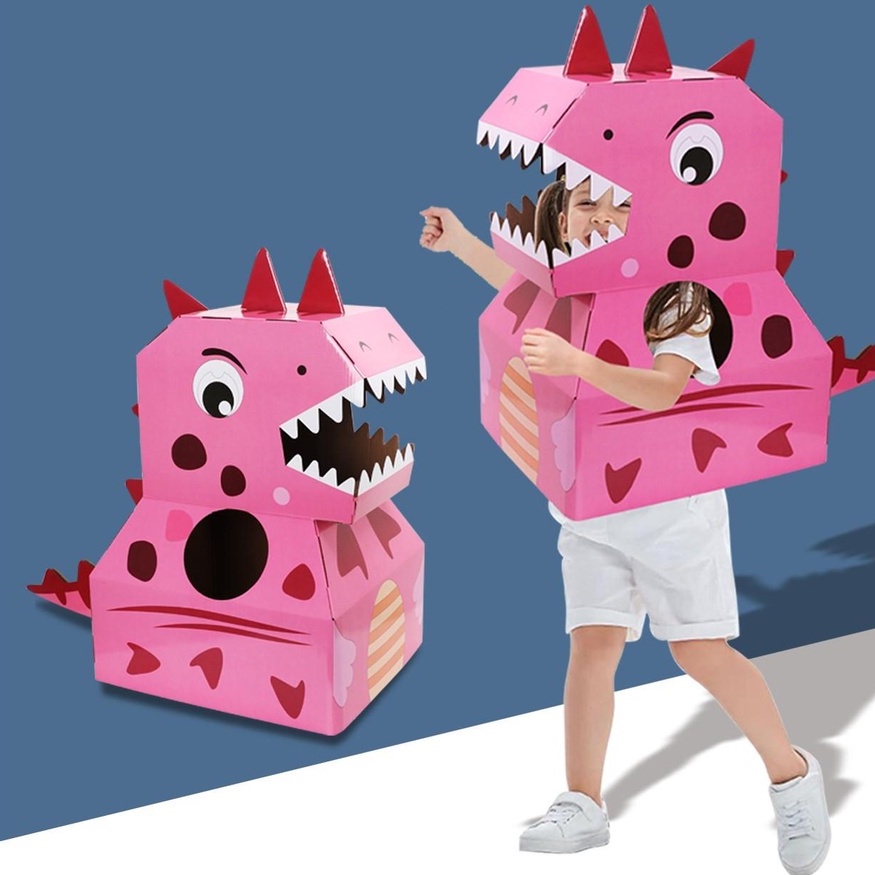 Đồ chơi trẻ em Trò chơi DIY carton khủng long quà tặng Tết trung thu dành cho bé