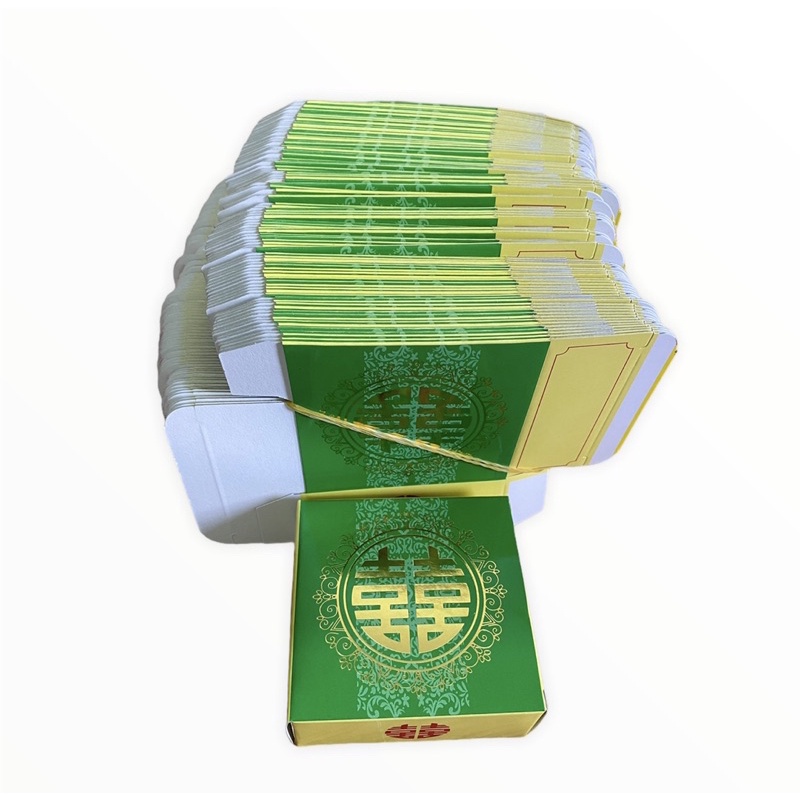 ✅COMBO 100 VỎ HỘP MẦU XANH CỐM ÉP NhŨ BÁNH cốm bánh phu thê✅