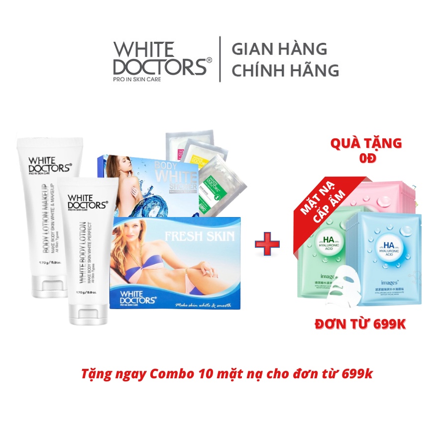 Bộ tắm dưỡng body chuyên sâu White Doctors