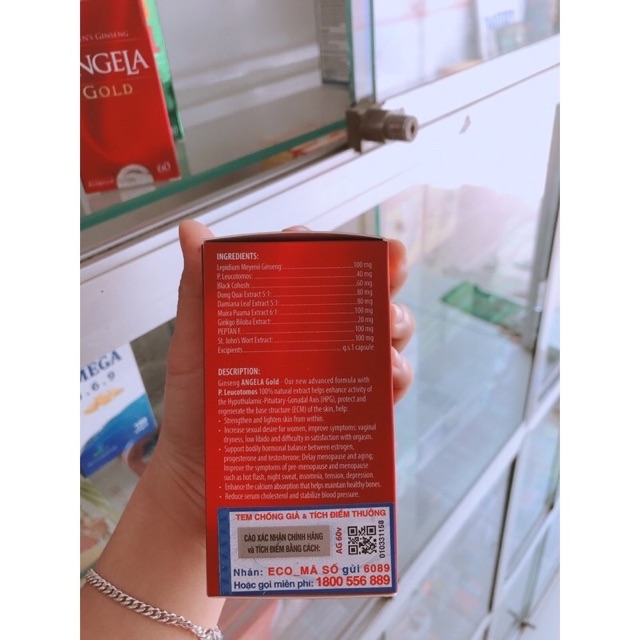 SÂM ANGELA GOLD lọ 60 viên ( Mua 2 lọ 60v tích điểm tặng lọ 15v | BigBuy360 - bigbuy360.vn