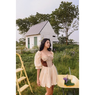 Létitia -  Russet Josephine jumper (Bộ liền thân giả váy)