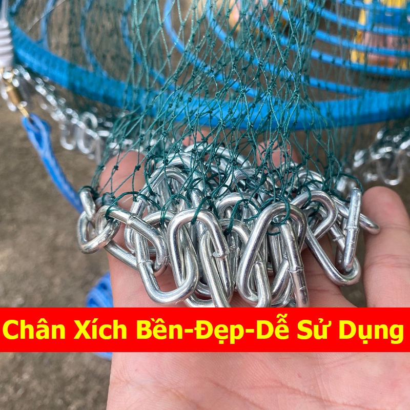 [Chài Bắt Cá] Chài Đĩa Bay FRIE Bằng Cước Chân Xích - Ai Cũng Chơi Được