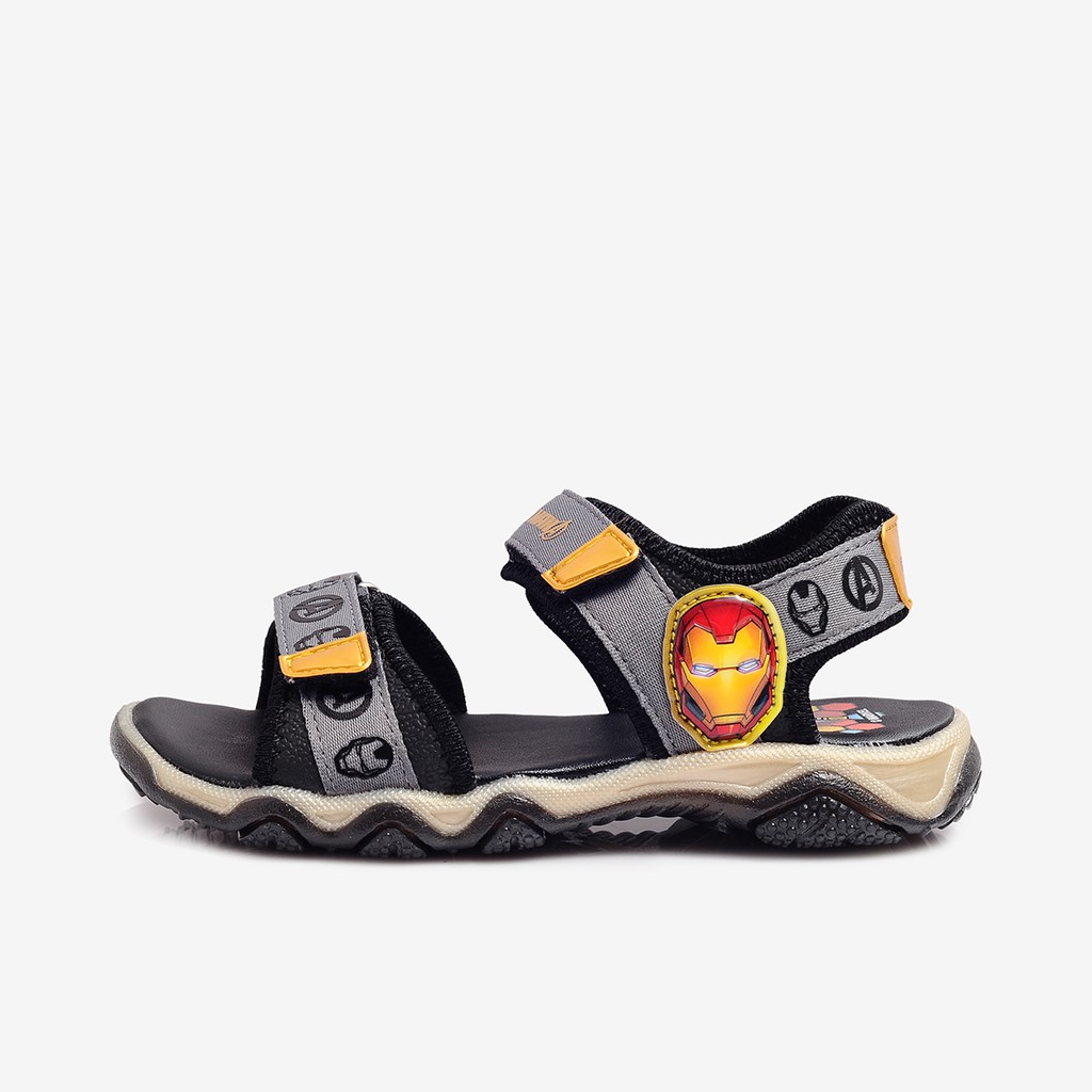 [Mã WABRBI267 giảm 10% tối đa 50k đơn từ 250k] Sandal Si Cao Su Bé Trai Biti's Ironman DTB073211XAM (Xám)