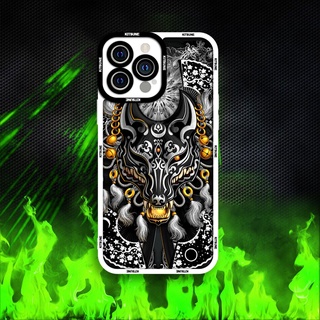 Ốp lưng iphone samsung xiaomi oppo cạnh vuông JM CASE Kitsune tranh vẽ văn hóa Nhật Bản8plxxs111213promax