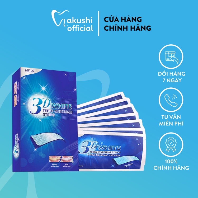 Miếng dán trắng răng 3D White Whitening Strips