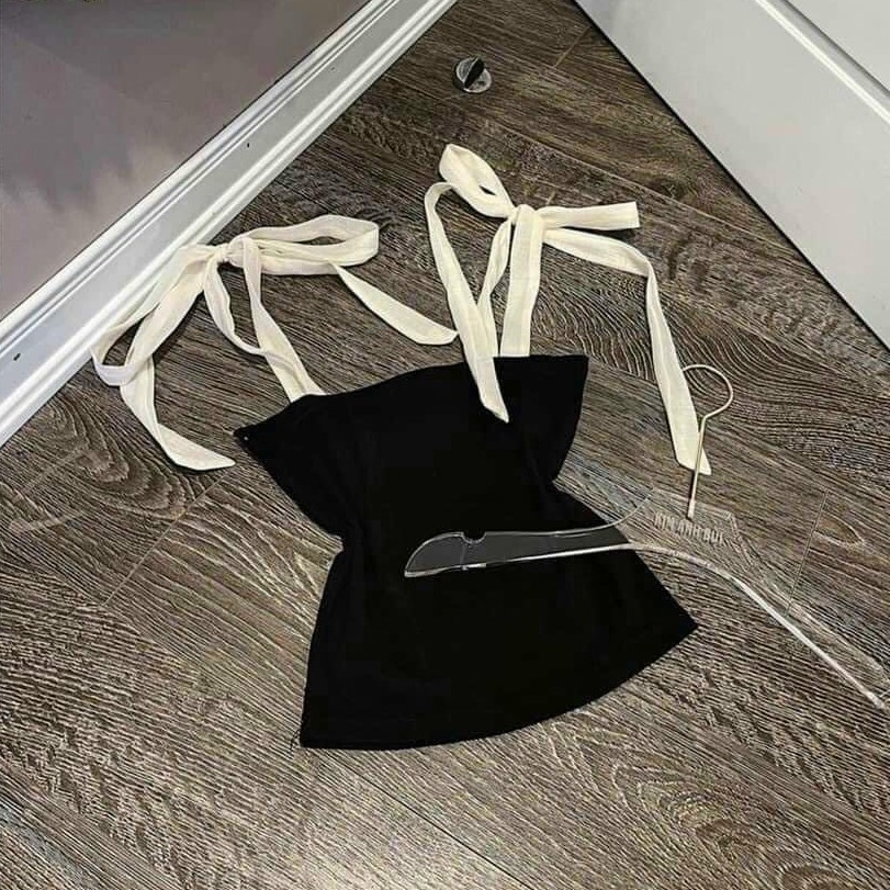 [ Mã WASTAPR giảm 10K đơn 50K] Áo 2 dây tiểu thư thắt nơ siêu chảnh shynstores | BigBuy360 - bigbuy360.vn