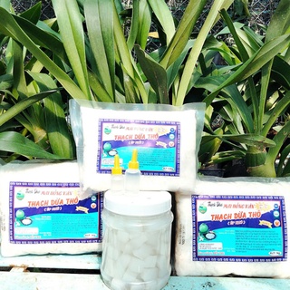 Thạch dừa thô khô hồng vân loại 1kg tặng kèm 1 lọ hương