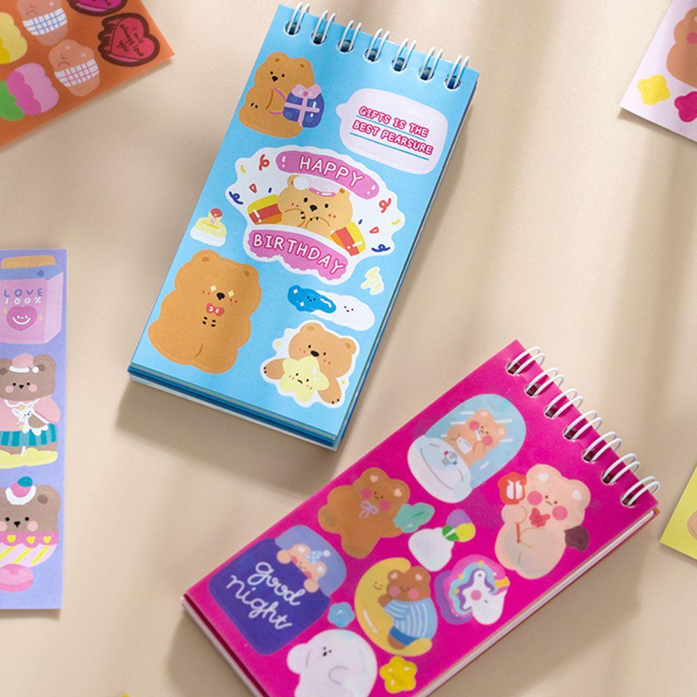 CHOOKEY Bộ 50 Tấm Sticker Hoạt Hình Xinh Xắn Dùng Trong Trang Trí