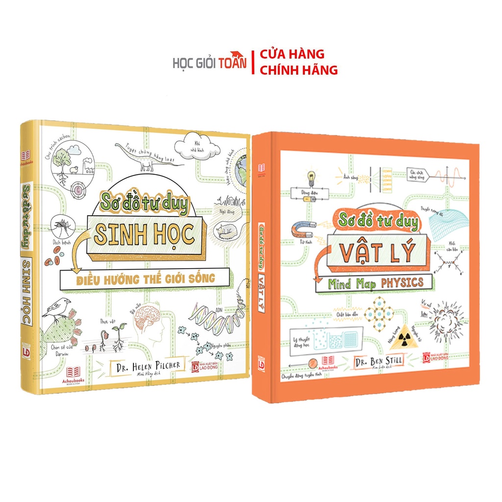 Sách: Sơ Đồ Tư Duy Vật Lý + Sơ Đồ Tư Duy Sinh Học
