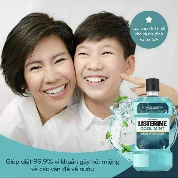 [Nội Địa Thái] Nước Súc Miệng Listerine Thái Lan 750ml chính hãng