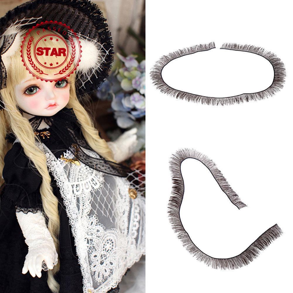1 Cặp Lông Mi Giả 8mm Cho Búp Bê J5O0
