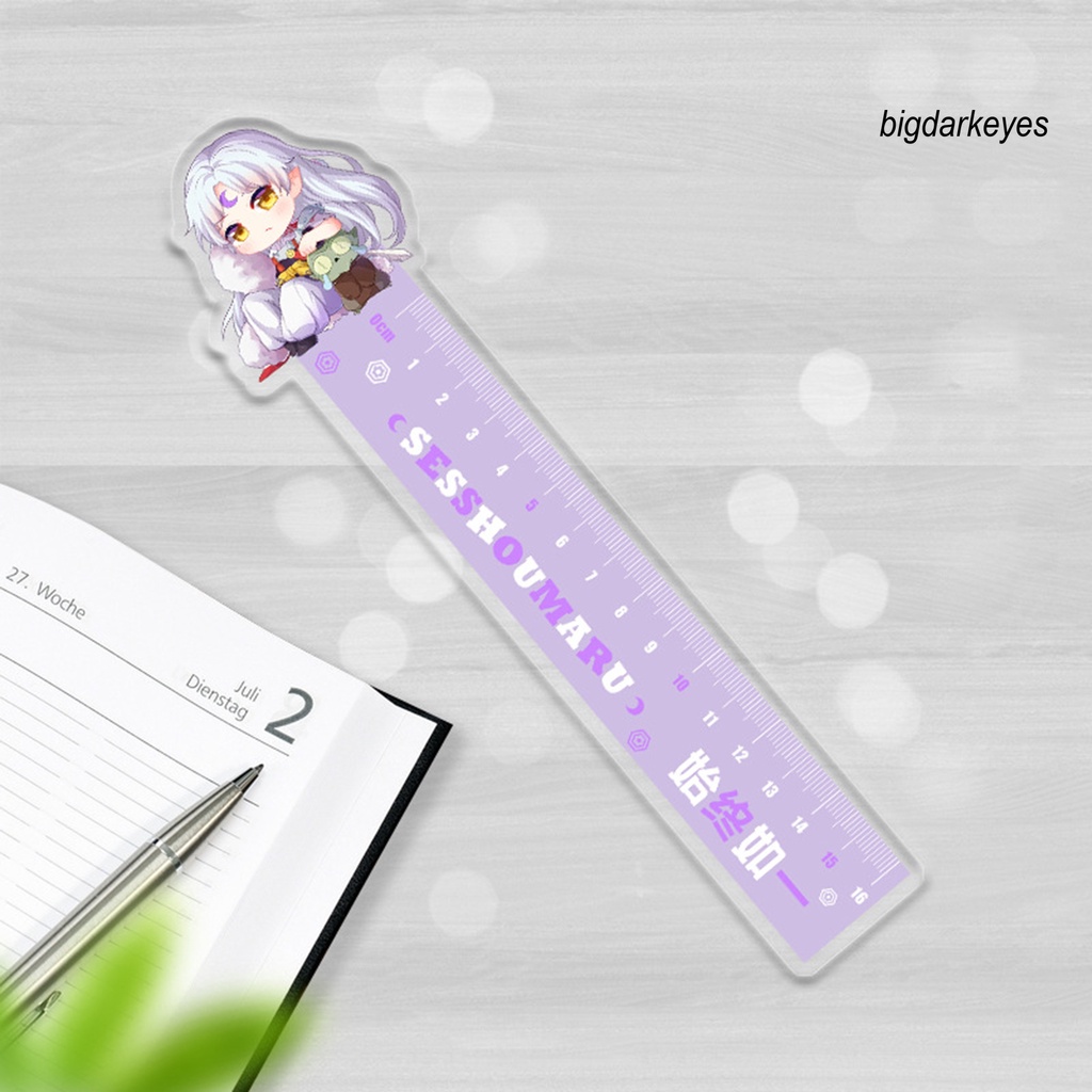 Thước Kẻ Chống Nứt In Hình Anime Demon Slayer Cho Học Sinh