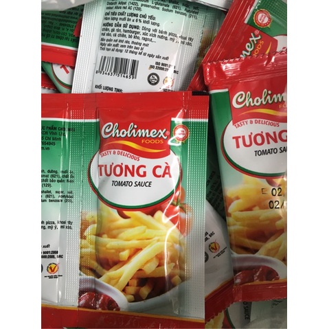 Thùng tương ớt / tương cà cholimex gói 10gr