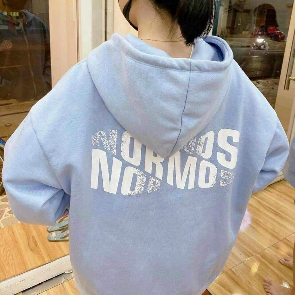 Áo hoodie nữ form rộng dài vải nỉ chất đẹp giá rẻ không xù lông hàng quảng châu ao thu đông unisex