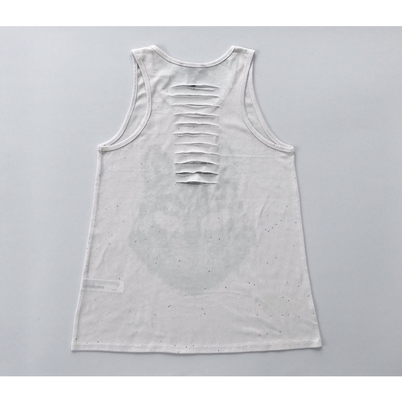 Áo 3 lỗ rách lưng in con chó sói Vnxk