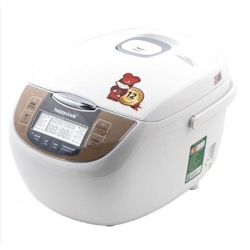 [ELHATOP11 giảm 9% tối đa 1TR5] Nồi Cơm Điện Tử Đa Năng 1.8 Lít Happy Cook RICO HCJ-180D