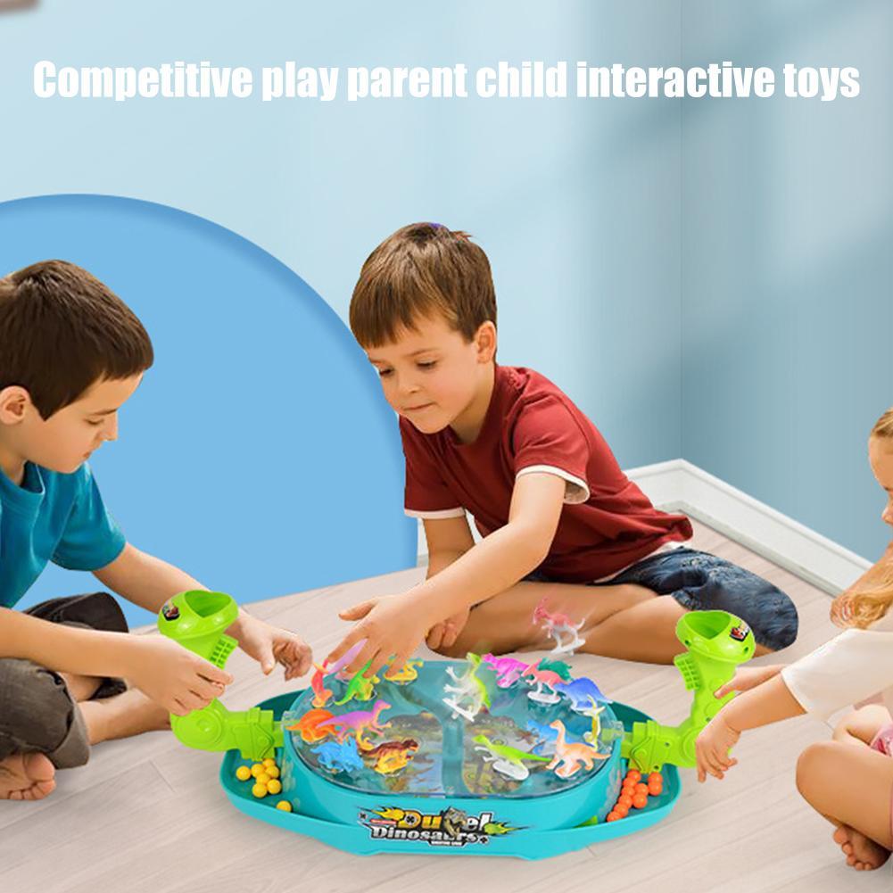 Trò chơi bảng dành cho trẻ em mới Đồ chơi Xếp hình Viên bi Máy bắn đá Cha mẹ Tương tác con Gia đình Hai người chơi Trò chơi Trận chiến Khủng long