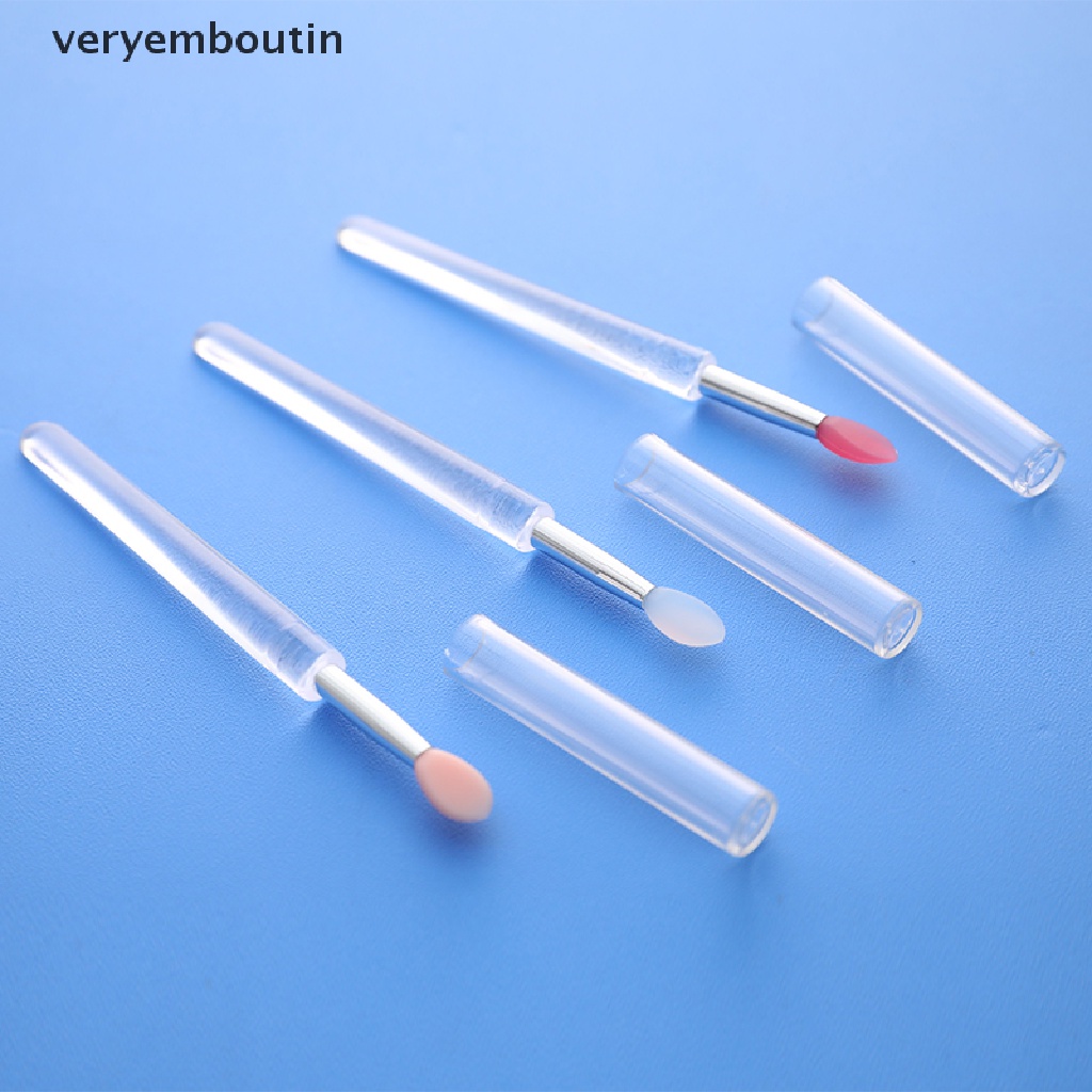 Set 2 Cọ Tô Son Môi Bằng Silicone Đa Năng Tiện Dụng