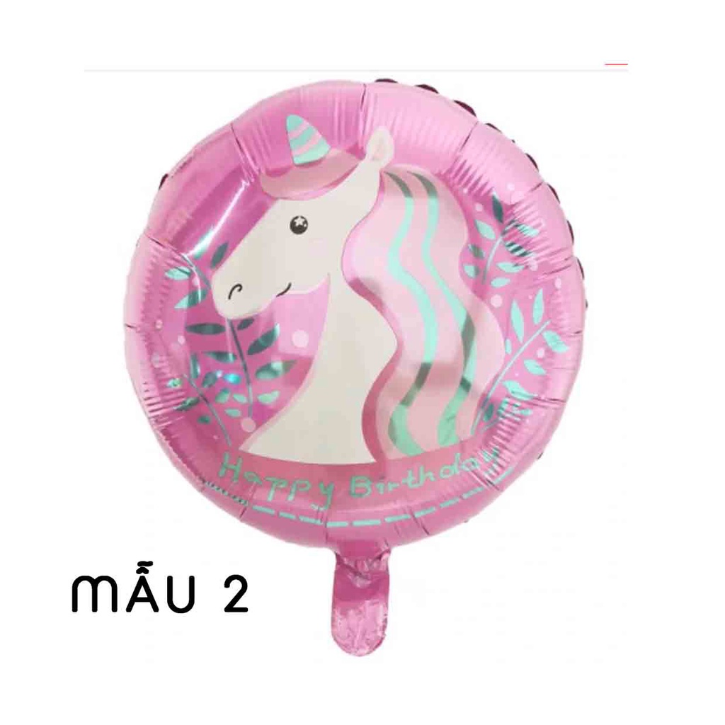 Bóng ngựa pony unicorn 4D nguyên con trang trí 70cm