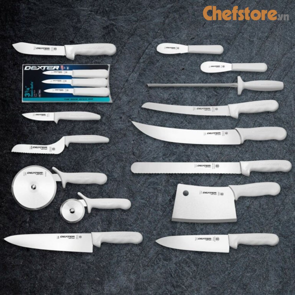 Dao bếp 💥 Dao thái thịt chặt thịt chuyên dụng lưỡi cong bản rộng lưỡi dài 254 mm chính hãng DEXTER RUSSELL P94826/31621