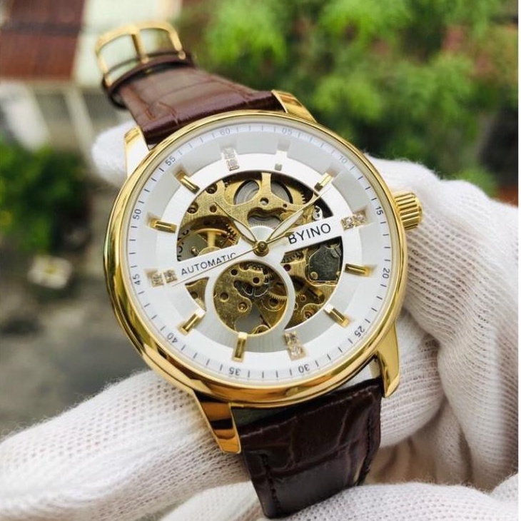 Đồng hồ cơ nam Tevise cơ tự động thiết kế lộ cơ 2 mặt nhìn máy cơ chuyển động cực đẹp mắt [ Đồng Hồ Cơ ]