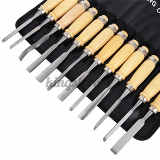 Set 12 Dụng Cụ Chạm Khắc Gỗ Cao Cấp