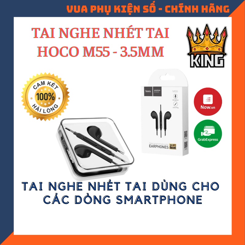 Tai nghe nhét tai Hoco M55 giá rẻ - Hàng chính hãng