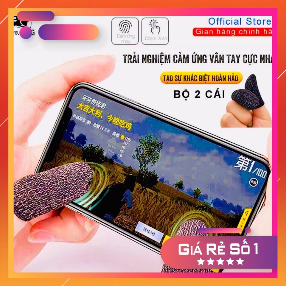 Bọc Ngón Chơi Game ( Bao Tay Chơi Game ) ( Bọc ngón gaming ) ( Chống trượt , chống mồ hôi tay ,  Bám màn hình tốt )