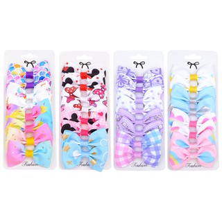 Set 8 Kẹp Tóc Xinh Xắn Dành Cho Bé Gái