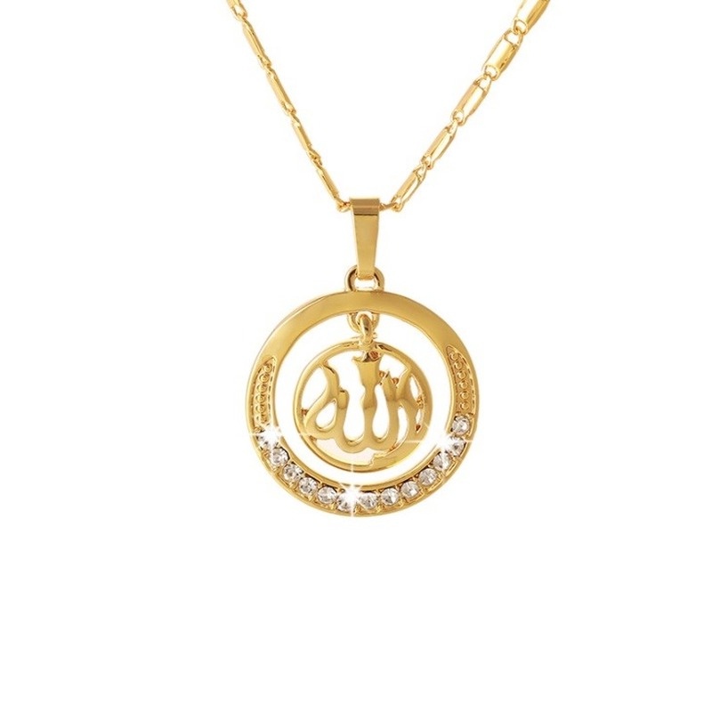 Vòng cổ Mặt Hình Mặt Trời Và Mặt Trời Thời Trang 2022 Phong Cách Hồi Giáo