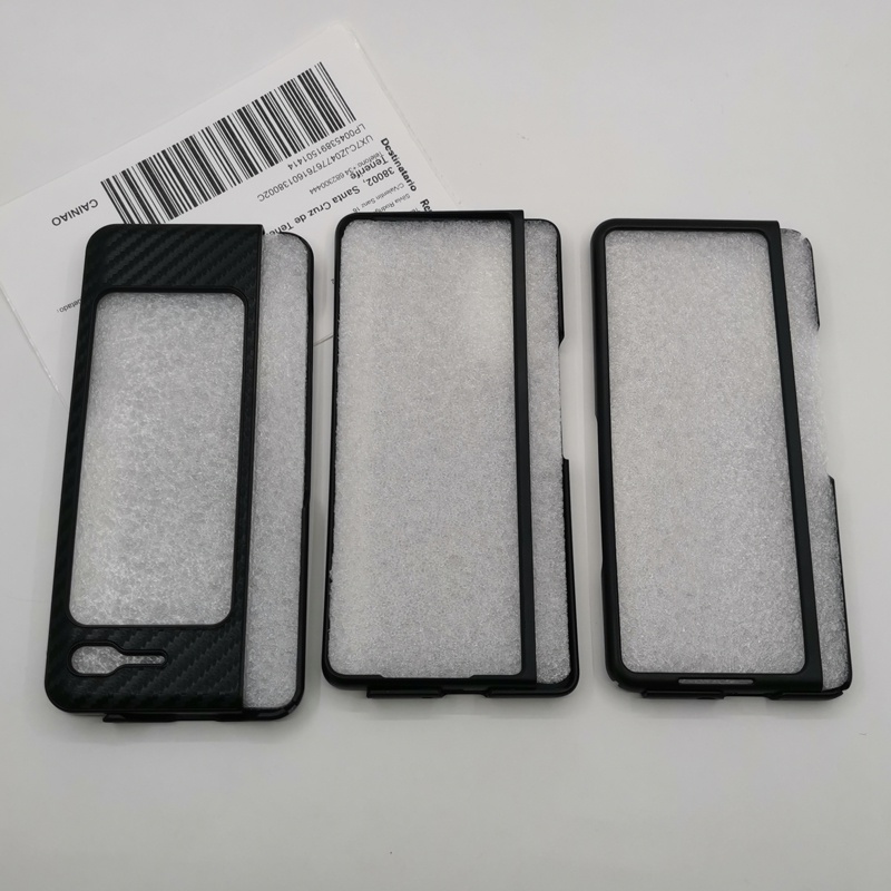 Ốp Điện Thoại PC Sợi Carbon Siêu Mỏng Có Thể Gập Lại Cho Samsung Galaxy Z Fold 1 2 3 Galaxy Z Fold1 Fold2 Fold3 5G