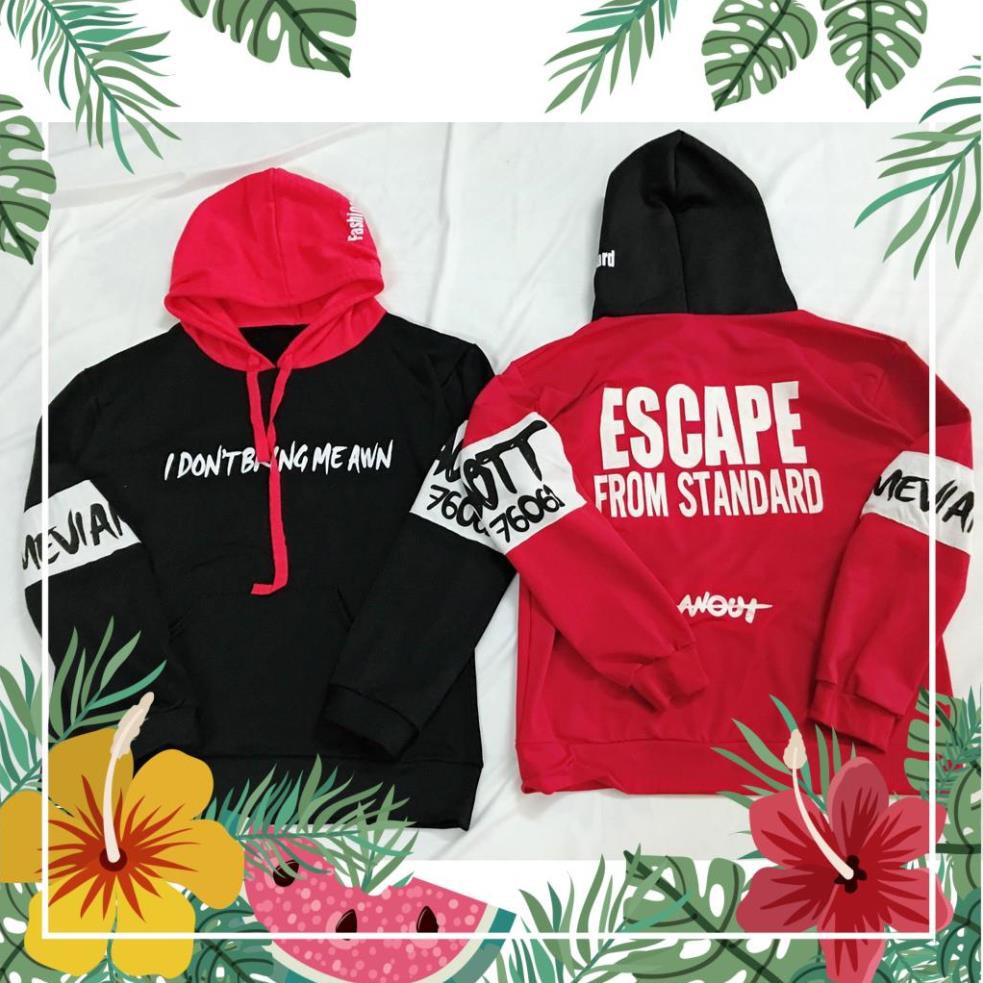 Áo mũ I DON'T lưng chữ ESCAPE_UKT04 ATSHOP