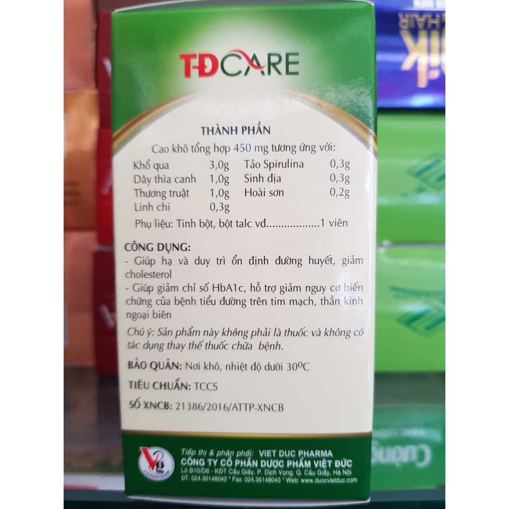 TĐ CARE -( td care )hỗ trợ tiểu đường / tđcare / tdcare