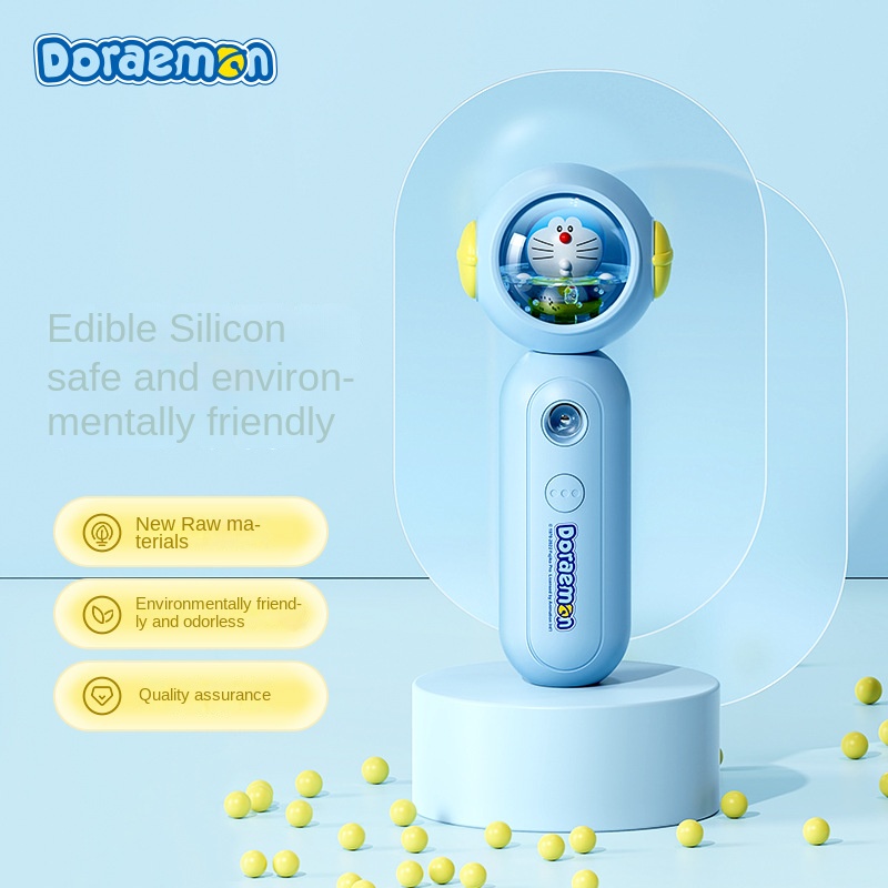 Máy Phun Sương Silicone Cấp Thực Phẩm Hình Doraemon Nhỏ Gọn Sạc USB Cầm Tay bình xịt cầm tay Thiết bị bổ sung nước