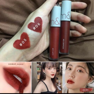 Son lì Romand Zero Velvet Tint Màu 05 06