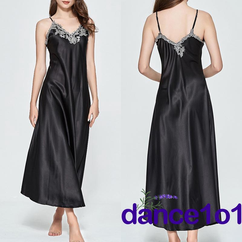 Đầm Ngủ Hai Dây Phối Ren Gợi Cảm