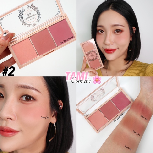 Má Hồng I'm Meme l'm Afternoon Tea Blusher Palette