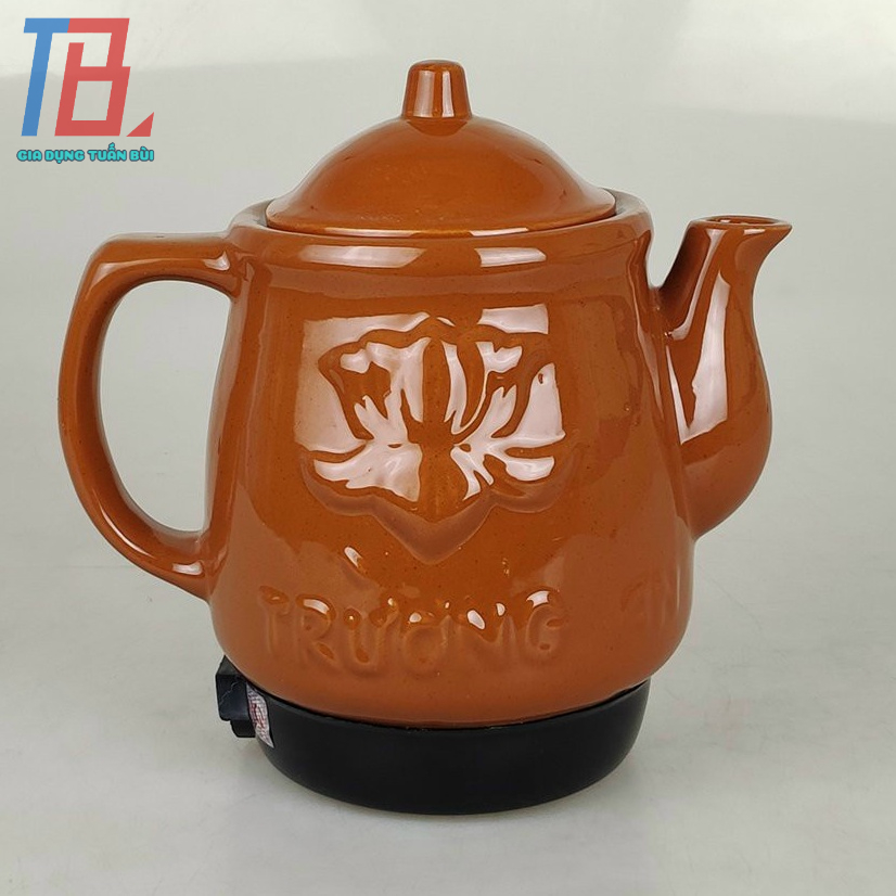 Ấm sắc thuốc bắc Trường An TA39 dung tích 3.5L, 420W, có chuông reo, tặng kèm vòng sứ, màu ngẫu nhiên - Hàng chính hãng