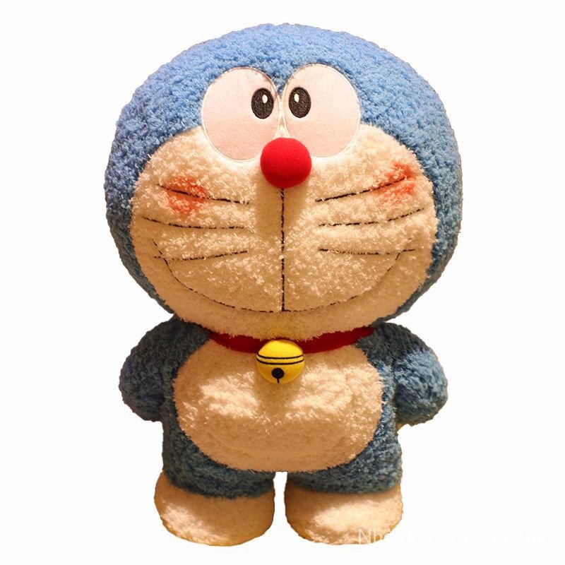 Búp bê đồ chơi nhồi bông hình mèo máy Doraemon xanh dương đáng yêu làm quà tặng sinh nhật