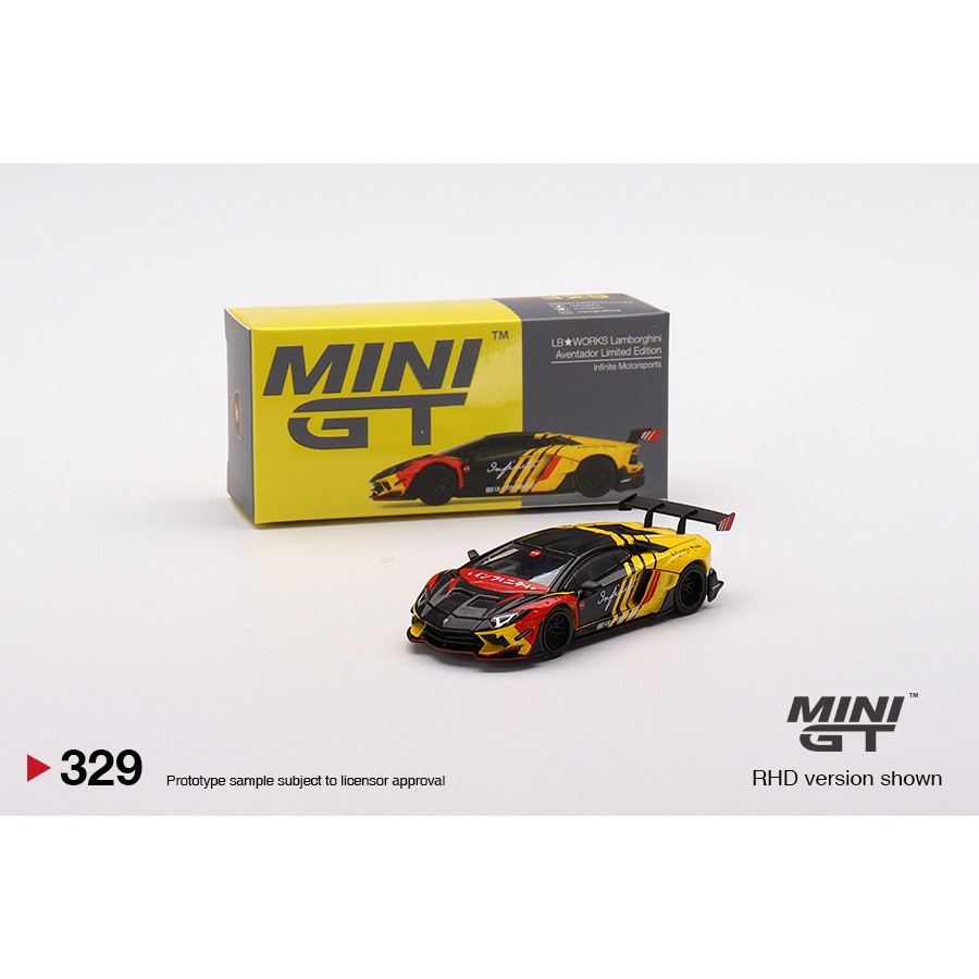 Xe mô hình MINI GT  LB★WORKS Lamborghini Aventador Limited Edition Infinite Motorsports