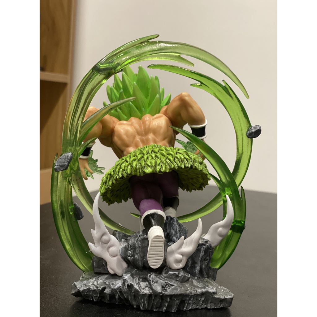 Mô hình nhân vật Broly wcf hào quang ánh sáng xanh mới nhất - Mô hình dragonball siêu đẹp