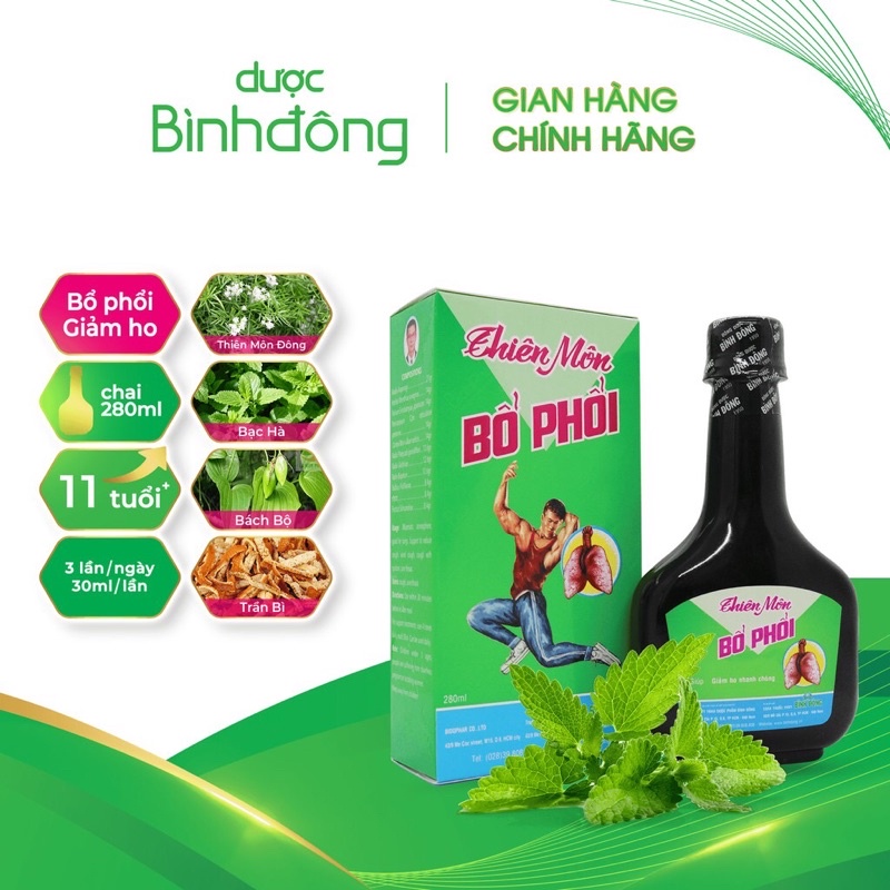 Thiên Môn Bổ Phổi