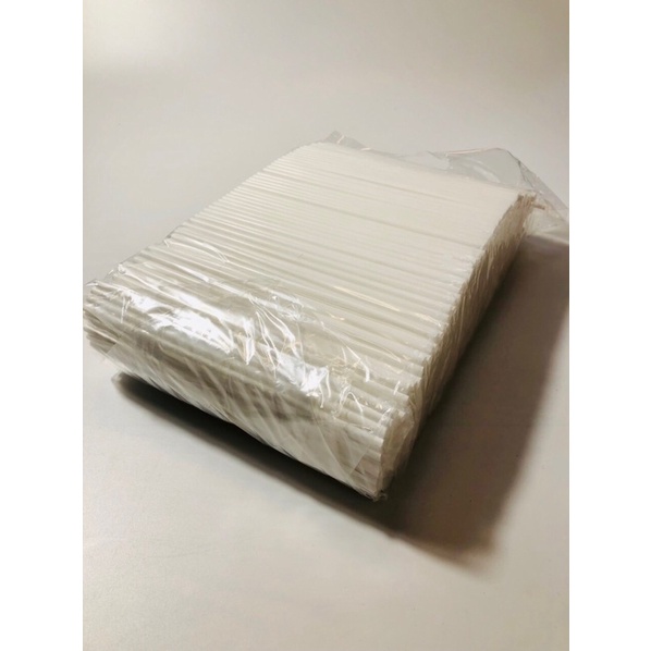 100 ống hút trắng phi 6