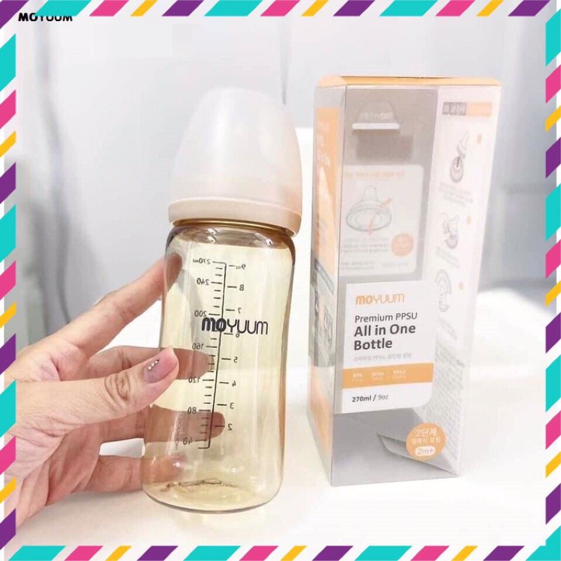 Bình sữa Moyuum 170ml/270ml nội địa Hàn cho bé