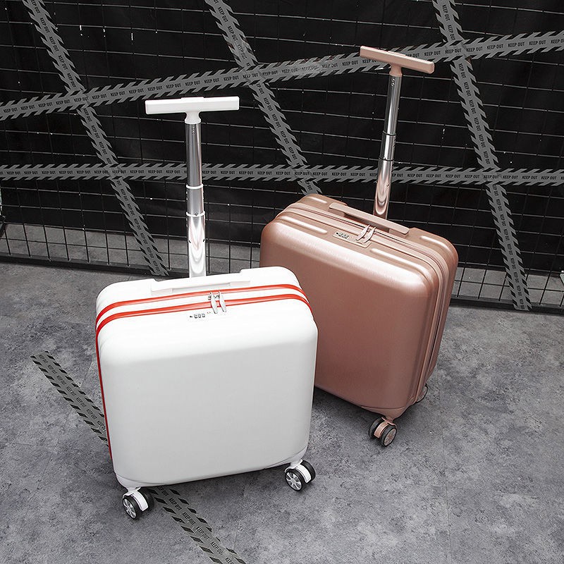 hành lý nhẹ nhỏ cho nữ vali kéo lên máy bay đường ngắn 18 inch da mật khẩu nam