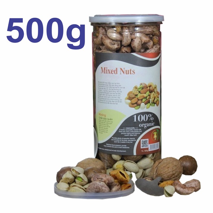 Hộp 5 Loại Hạt Dinh Dưỡng  Mixt  500g
