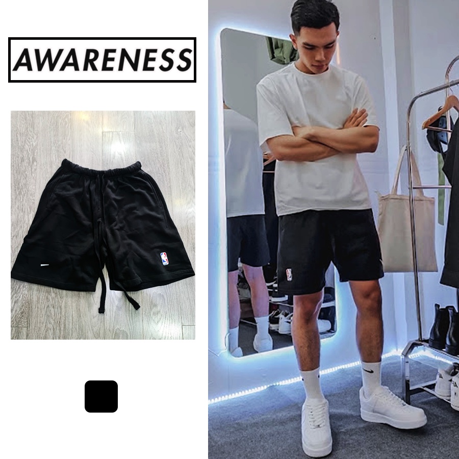 Quần thun ngắn Unisex -  Quần Short nam nữ Vải nỉ - awareness